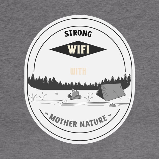 Strong wifi with mother nature by TextureMerch